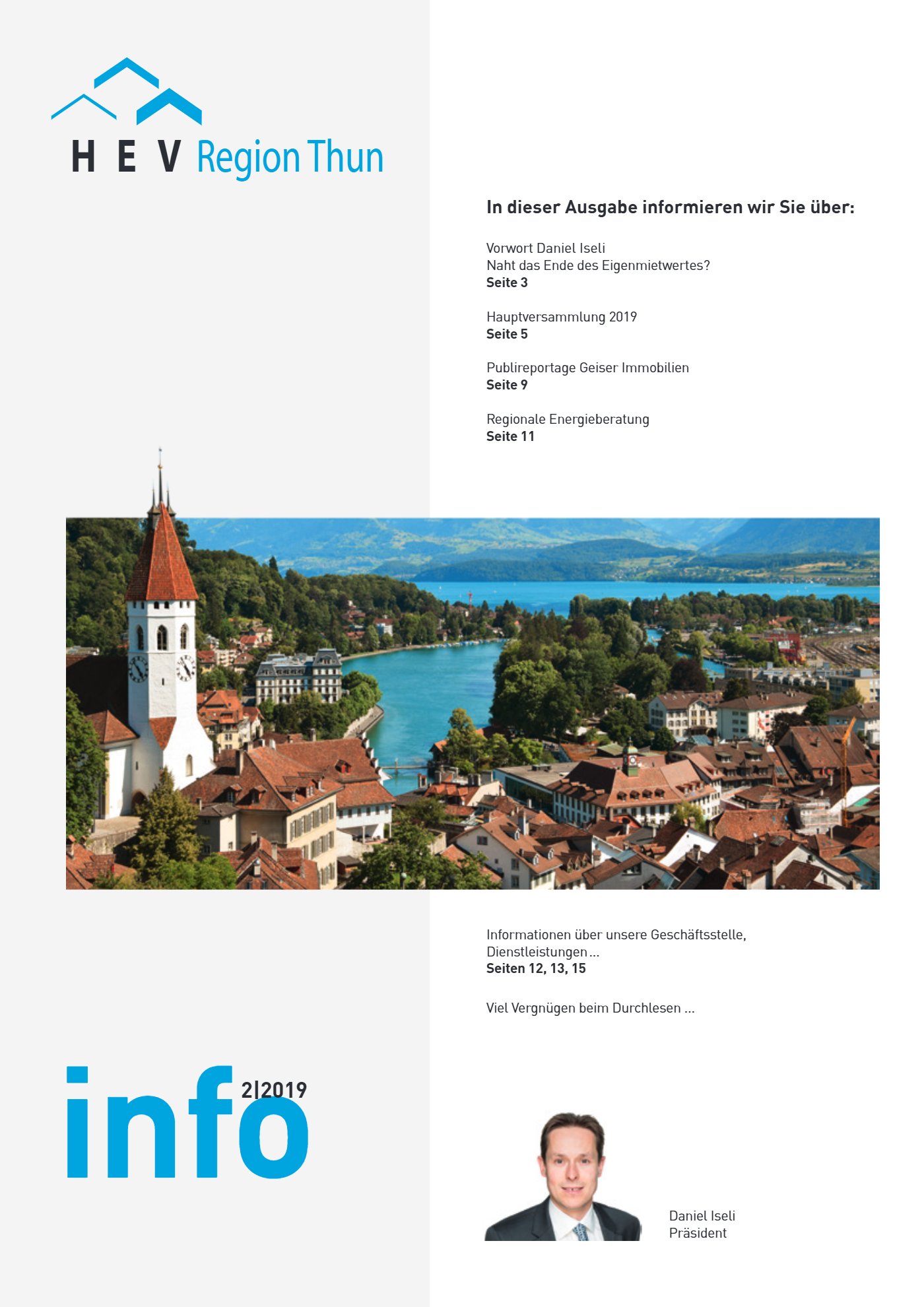 Titelseite HEV info 2 I 2019