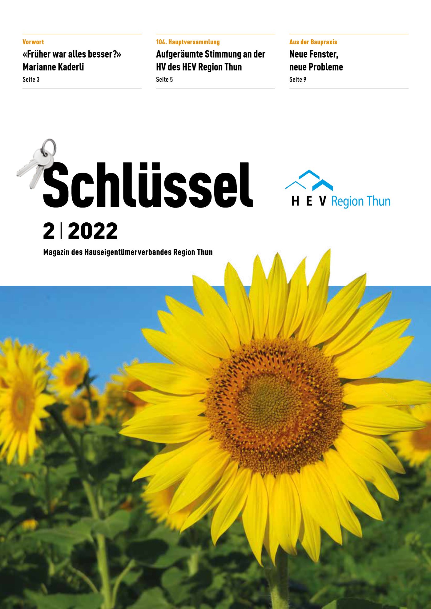 Titelseite Schlüssel 2 I 2022